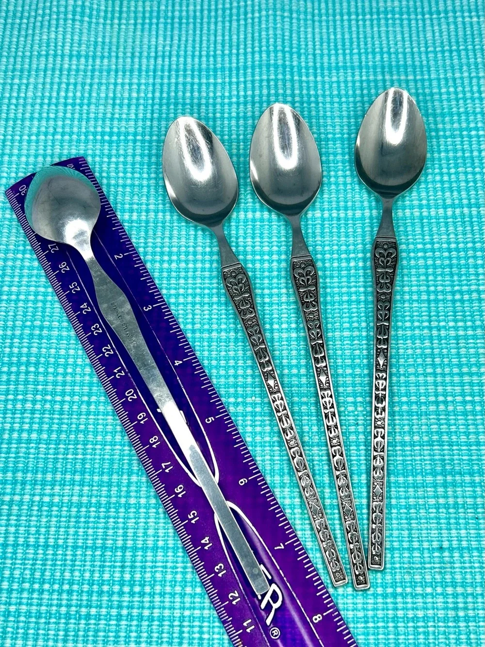 La Senda by Hanford Forge Stainless Steel Ice Tea Spoons Japan 4 PC
